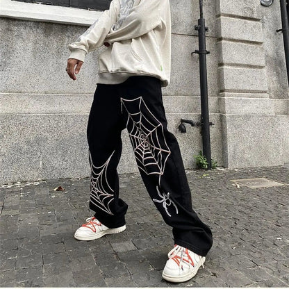 Y2K Anime Oversized Techwear Sweatpants for Men 2023