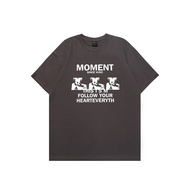 Men's Soft Y2K Style Graphic Tee - Vintage Harajuku Fashion