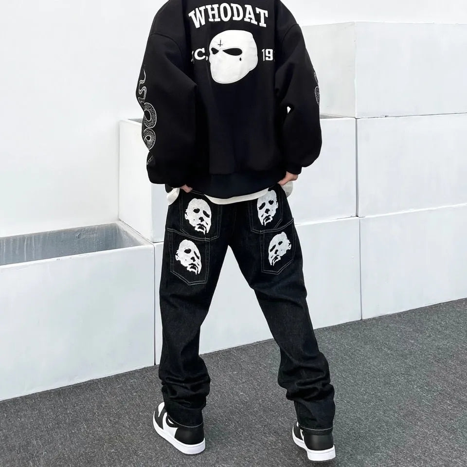 Y2K Men's and Women's Oversized Jeans from Europe & USA