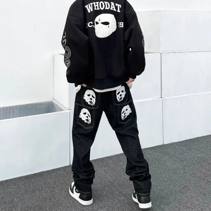 Y2K Men's and Women's Oversized Jeans from Europe & USA
