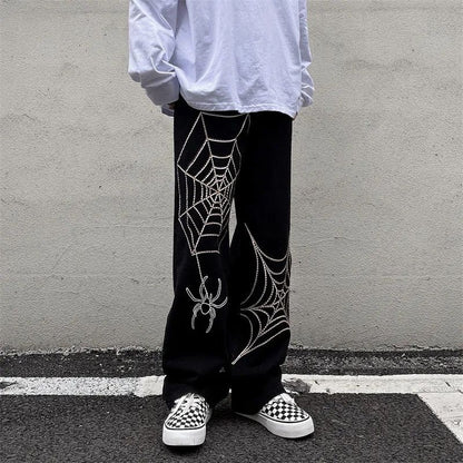 Y2K Anime Oversized Techwear Sweatpants for Men 2023