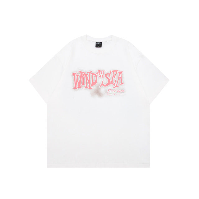 Men's Soft Y2K Style Graphic Tee - Vintage Harajuku Fashion