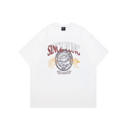 Men's Soft Y2K Style Graphic Tee - Vintage Harajuku Fashion