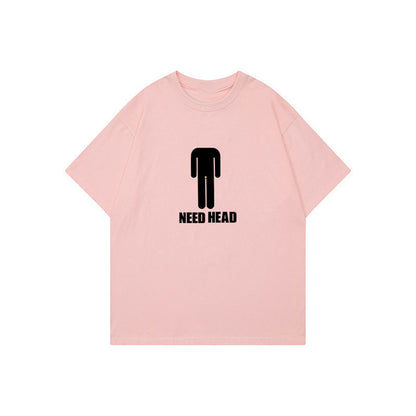 Vintage Y2K Graphic Print Oversized Cotton T-shirt
