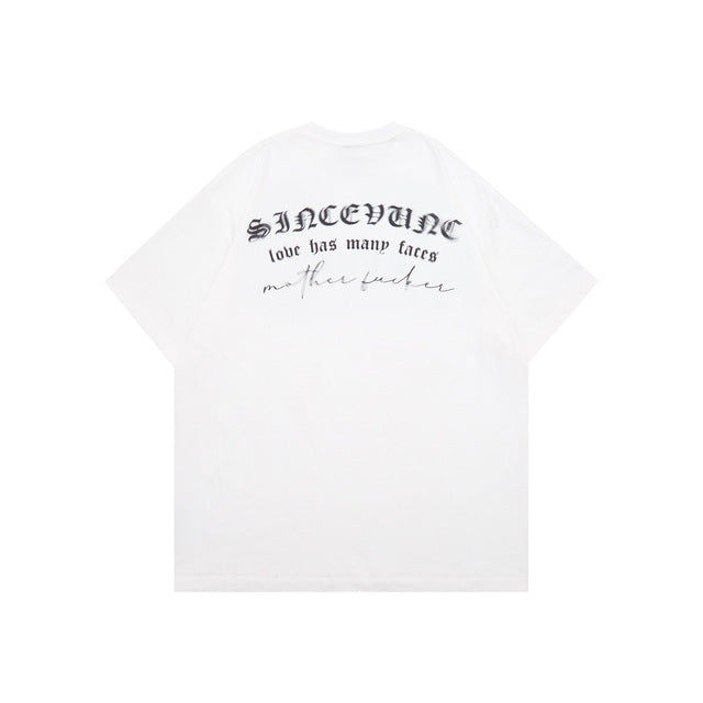 Men's Soft Y2K Style Graphic Tee - Vintage Harajuku Fashion