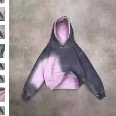 Y2K Gradient Gothic Hoodie