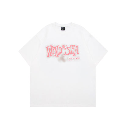 Men's Soft Y2K Style Graphic Tee - Vintage Harajuku Fashion