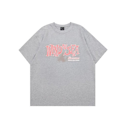 Men's Soft Y2K Style Graphic Tee - Vintage Harajuku Fashion