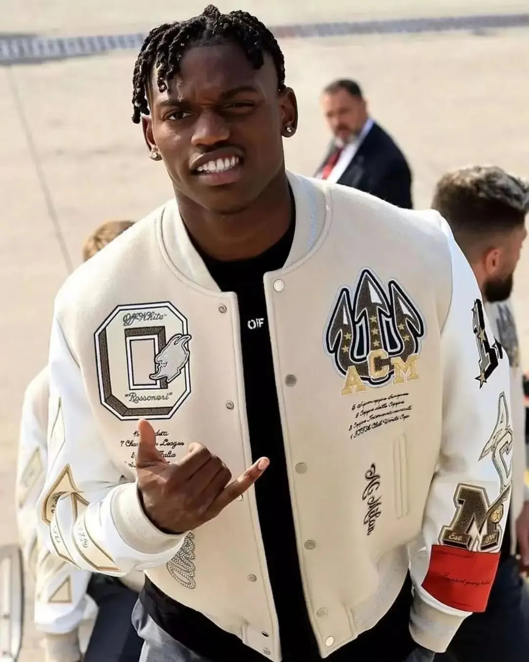 Y2K Vintage Hip-Hop Multi-Letter Embroidery Jacket